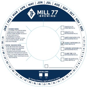 Mill 77 Brewing Double Daydream