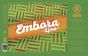 Lasting Brass Brewing Co. Embora Lime March 2024