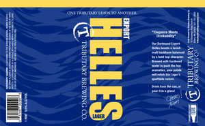 Tributary Brewing Co. Helles Lager March 2024