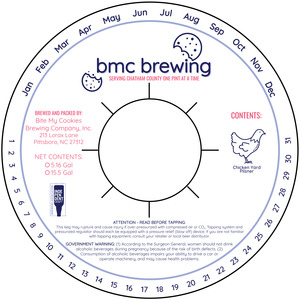 Bmc Brewing Chicken Yard Pilsner April 2024