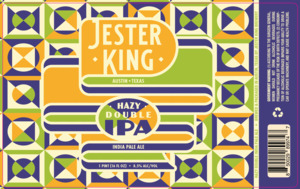 Jester King Hazy Double India Pale Ale April 2024