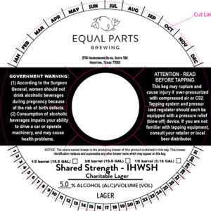 Equal Parts Brewing Shared Strength - Ihwsh