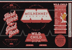 Mcilhenney Brewing Co. Wild Child April 2024