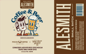Alesmith Brewing Company Coffee & Beer Wren House Brewing X Press Coffee Collab