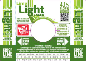 Bent Paddle Brewing Co. Lime Light Lager April 2024