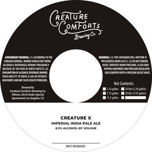 Creature Comforts Brewing Co. Creature X