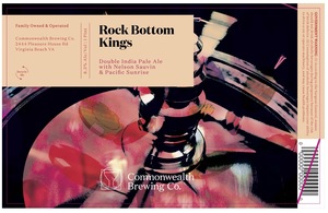 Commonwealth Brewing Co Rock Bottom Kings April 2024