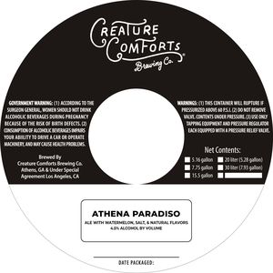 Creature Comforts Brewing Co. Athena Paradiso April 2024