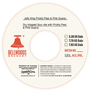 Bellwoods Brewery Jelly King Prickly Pear & Pink Guava May 2024