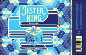 Jester King Texas Blue Corn Lager April 2024