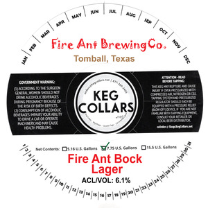 Fire Ant Bock Lager 
