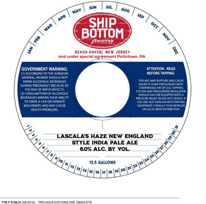 Ship Bottom Brewery Lascala's Haze April 2024