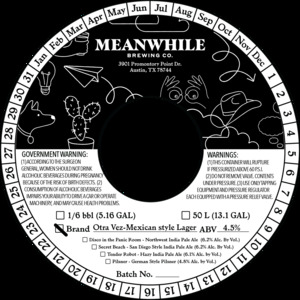 Meanwhile Brewing Co. Otra Vez-mexican Style Lager April 2024