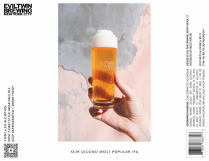 Evil Twin Brewing New York City Our Second Most Popular IPA April 2024