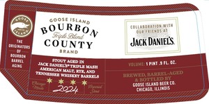 Goose Island Beer Co. Bourbon County Brand Triple Blend Stout April 2024