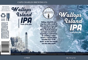 Cape Charles Brewing Co. Wallops Island IPA April 2024