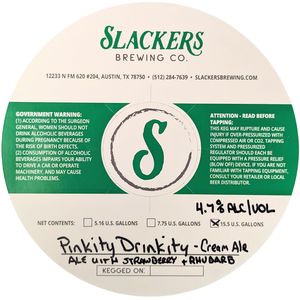 Slackers Brewing Co. Pinkity Drinkity Cream Ale