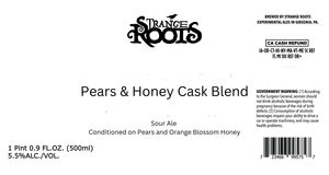 Strange Roots Pears & Honey Cask Blend April 2024
