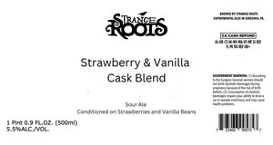Strange Roots Strawberry & Vanilla Cask Blend April 2024