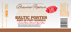 Lakefront Brewery Brewer's Reserve Baltic Porter April 2024