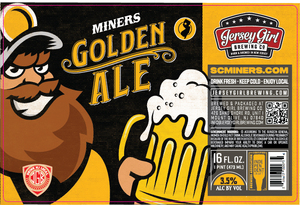 Jersey Girl Brewing Miners Golden Ale April 2024