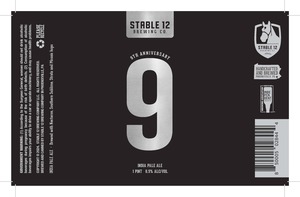 Stable 12 Brewing Company 9th Anniversary April 2024
