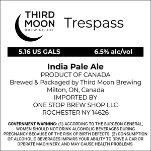 Third Moon Brewing Co Trespass India Pale Ale