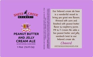 Snitz Creek Brewery Peanut Butter And Jelly Cream Ale April 2024