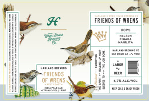 Harland Brewing Friends Of Wrens