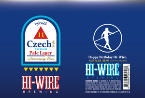 Hi-wire Brewing Czech Style Premium Pale Lager
