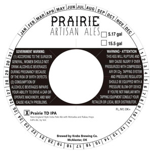 Prairie Artisan Ales Prairie Td IPA April 2024