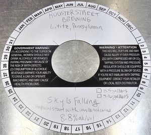 Sky Is Falling Imperial Stout With Vanilla And Cacao
