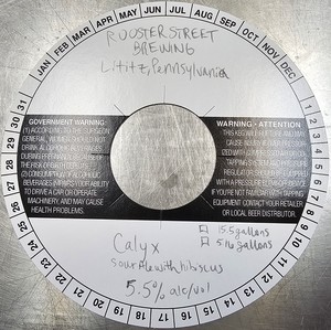 Calyx Sour Ale With Hibiscus April 2024