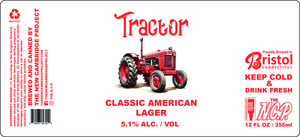 Tractor Classic American Lager April 2024