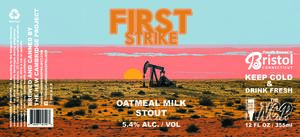 First Strike Oatmeal Milk Stout April 2024