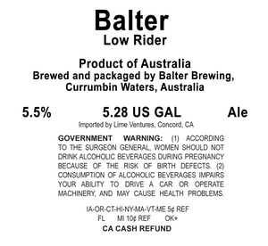 Balter Low Rider April 2024
