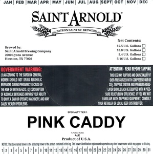 Saint Arnold Pink Caddy