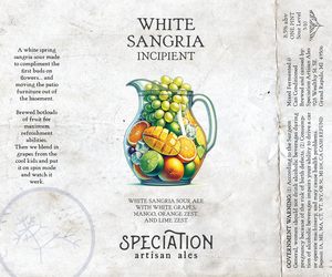 Speciation Artisan Ales White Sangria Incipient