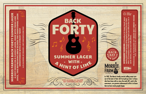 Back Forty Summer Lager May 2024