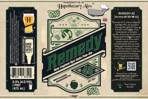 Hopothecary Ales Remedy 42, New England Rye India Pale Ale