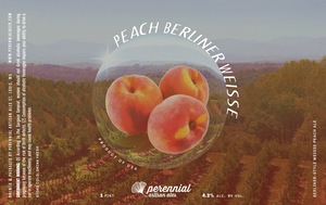 Perennial Artisan Ales Peach Berliner Weisse April 2024