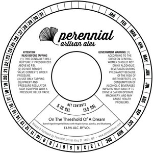 Perennial Artisan Ales On The Threshold Of A Dream April 2024