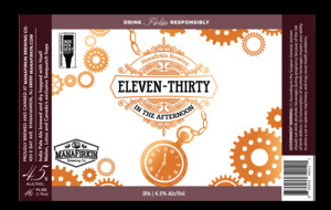 Manafirkin Brewing Co. Eleven-thirty In The Afternoon IPA April 2024