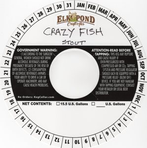 Elk Pond Craft Ales Crazy Fish Stout