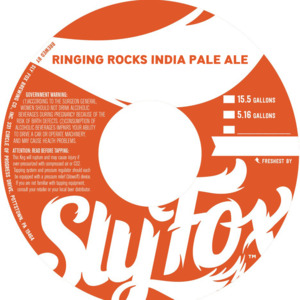 Sly Fox Brewing Co. Ringing Rocks India Pale Ale April 2024