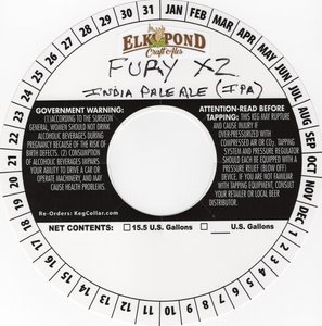 Elk Pond Craft Ales Fury X 2 India Pale Ale