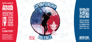Championship Pale Ale Pale Ale