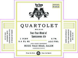 Quartorlet Four-year-blend Of Spontaneous Ale May 2024