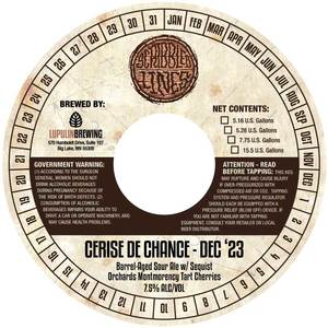Scribbled Lines Cerise De Chance - Dec '23
