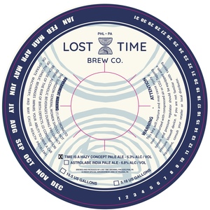 Lost Time Brew Co. Time Is A Hazy Concept April 2024